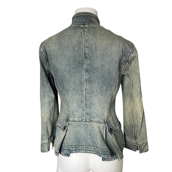 Lauren Jeans Co Ralph Lauren Denim Jacket Button Front Cotton Womens Size Small - Picture 2 of 6